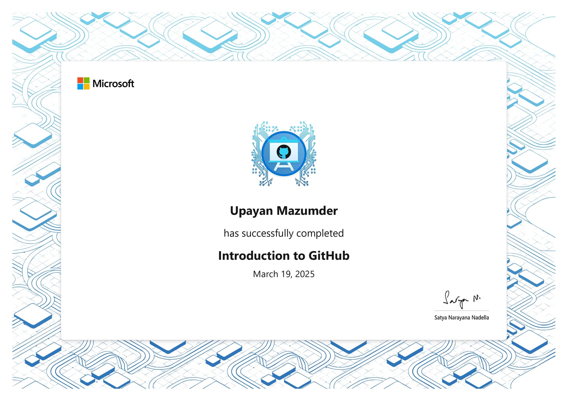 Introduction to Github certificate